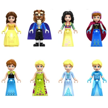 DISNEY Minifigures Frozen Building Blocks Bricks Beauty and the Beast Action Figures Children Christmas Gift Toys for Boys Girls
DISNEY Minifigures Frozen Building Blocks Bricks Beauty and the Beast Action Figures Children Christmas Gift Toys for Boys Girls