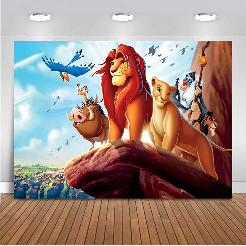Neoback The Lion King Simba Boys Birthday Backdrop Decor Photocall Backdrop Photo Studio Banner photography background cartoon
Neoback The Lion King Simba Boys Birthday Backdrop Decor Photocall Backdrop Photo Studio Banner photography background cartoon