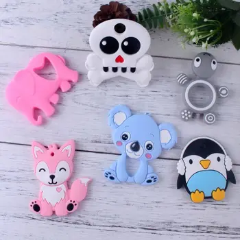 XCQGH 1PCS Baby Silicone Teether Cute Animal Teethers Koala Elephant Tortoise Infant Toddler Chew Charms Pendant
XCQGH 1PCS Baby Silicone Teether Cute Animal Teethers Koala Elephant Tortoise Infant Toddler Chew Charms Pendant