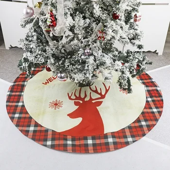 1pc Christmas Tree Skirt Linen Carpet Xmas Floor Mat Ornaments Merry Christmas New Year Christmas Tree Decoration Aprons 35inch
1pc Christmas Tree Skirt Linen Carpet Xmas Floor Mat Ornaments Merry Christmas New Year Christmas Tree Decoration Aprons 35inch