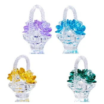 H&D 4 Colors Cyrstal Rose Vase Figurine Art Glass Dreams Ornament Crystal Basket of Flowers Paperweight Decor Valentines Gift
H&D 4 Colors Cyrstal Rose Vase Figurine Art Glass Dreams Ornament Crystal Basket of Flowers Paperweight Decor Valentines Gift