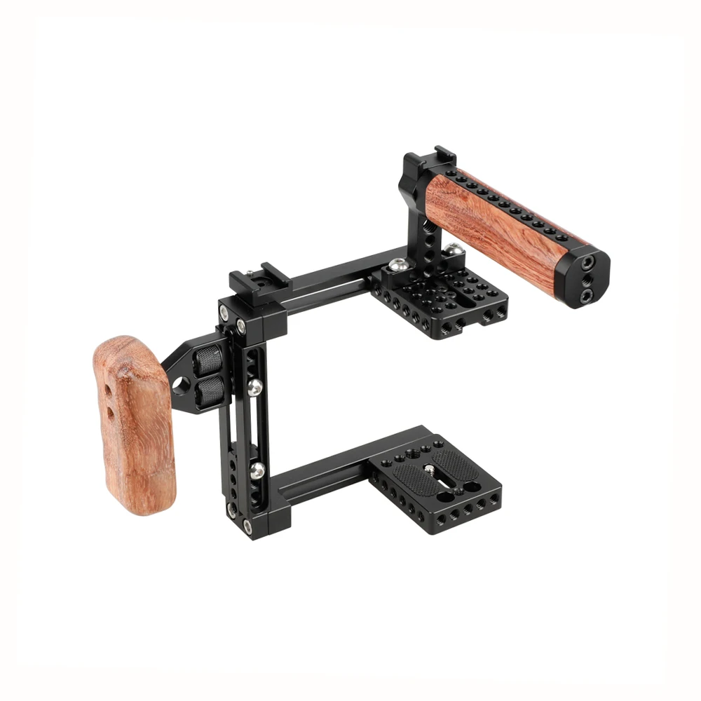 Kayulin Dual-use Adjustable Dslr Camera Cage Kit with Wooden handle grip for Universal Dslr cameras
Kayulin Dual-use Adjustable Dslr Camera Cage Kit with Wooden handle grip for Universal Dslr cameras