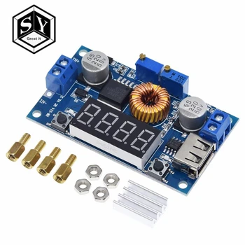 GREAT IT 1PCS 5A 75W Adjustable 5A CC/CV Power Step-down Charge Module LED Driver USB Voltmeter Ammeter Voltage Regulator
GREAT IT 1PCS 5A 75W Adjustable 5A CC/CV Power Step-down Charge Module LED Driver USB Voltmeter Ammeter Voltage Regulator