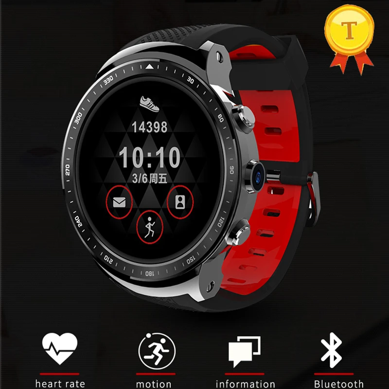 Горячая Распродажа полный большой экран 3G wifi android система Смарт часы для телефона