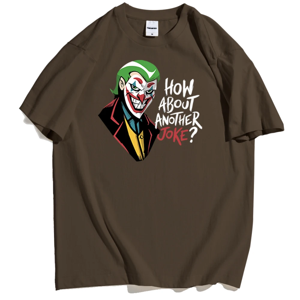 The Joker Cartoon Character Pattern Printing T shirts Men Famous Brand Street Tees For Mens Breathable Casual T-shirts Male
The Joker Cartoon Character Pattern Printing T shirts Men Famous Brand Street Tees For Mens Breathable Casual T-shirts Male