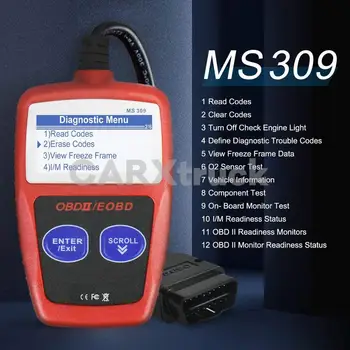 CARxtruck MaxiScan MS309 Car Scanner OBD2 Universal Auto Code Reader Multi-Languages Diagnostic Scan Tool
CARxtruck MaxiScan MS309 Car Scanner OBD2 Universal Auto Code Reader Multi-Languages Diagnostic Scan Tool