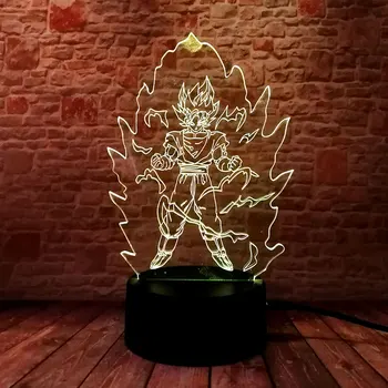 Cool 3D Illusion LED NightLight Color Flashing Fighting Dragon Ball Super Goku Anime Figure Model Toys gift 
Cool 3D Illusion LED NightLight Color Flashing Fighting Dragon Ball Super Goku Anime Figure Model Toys gift