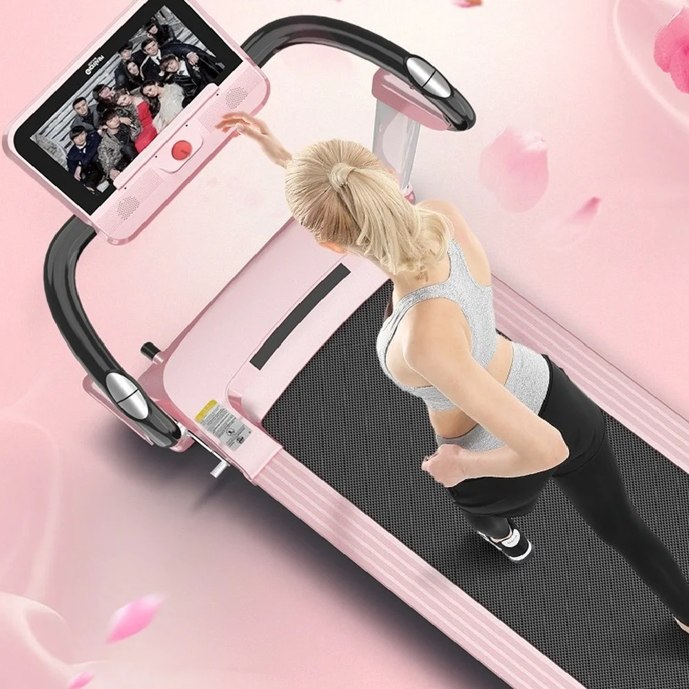 Folding Treadmill Small with HD Color Screen |Household Mute Electric Walking Jogging Machine| Fitness Equipment Pink
Folding Treadmill Small with HD Color Screen |Household Mute Electric Walking Jogging Machine| Fitness Equipment Pink