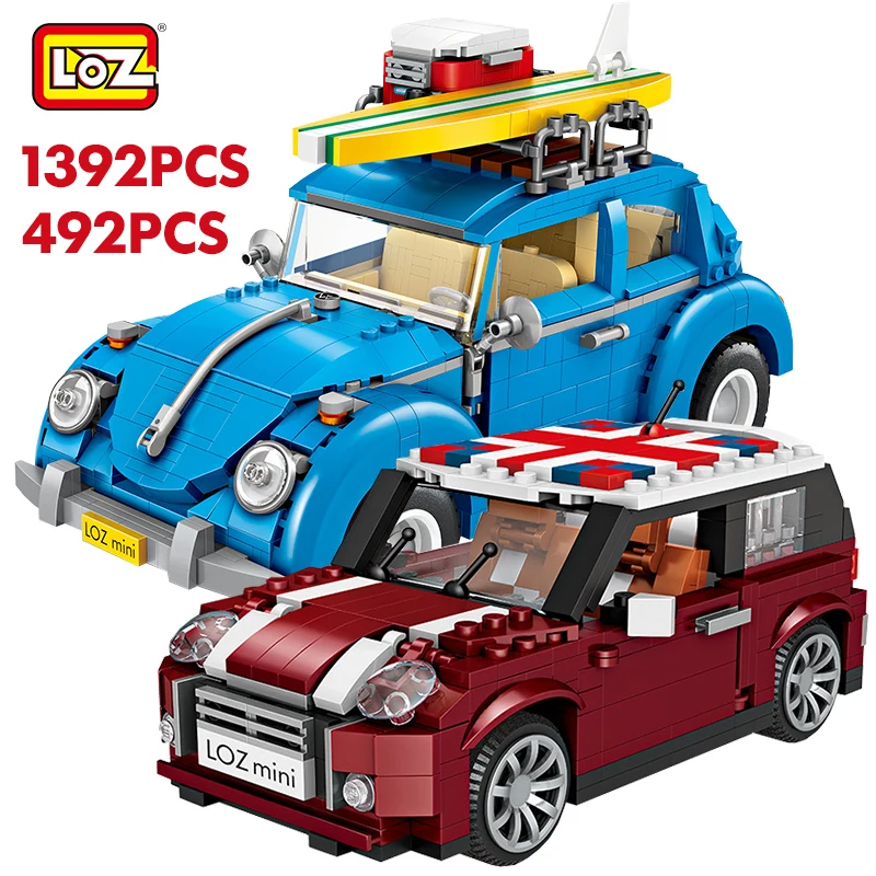 Loz Technic Mini Building Blocks Vehicle Assemable Educational Toys For Children Beetle Creatored Police Truck Car Bricks Toys
Loz Technic Mini Building Blocks Vehicle Assemable Educational Toys For Children Beetle Creatored Police Truck Car Bricks Toys
