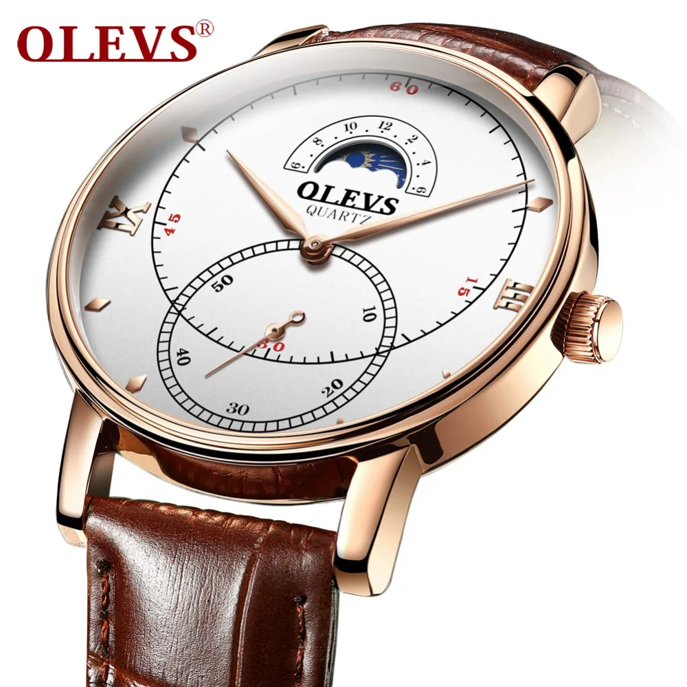 2019 Men Watch OLEVS Brand Fashion Sports Quartz Watches Mens Leather Waterproof Chronograph Clock Business Relogio Masculino
2019 Men Watch OLEVS Brand Fashion Sports Quartz Watches Mens Leather Waterproof Chronograph Clock Business Relogio Masculino