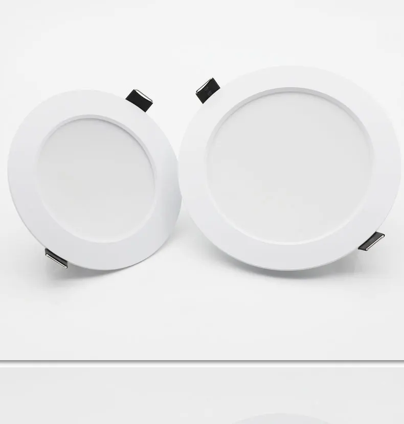 10PCS/lot LED Downlight 7W 9W 12W 15W 18W AC 220V Round Recessed Warm Cold White LED Ceiling Spot Light Down Light For Bathroom