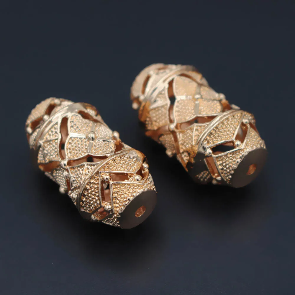 10pcs Long Tube Metal Spacer Beads Dubai African Beads Charms DIY Findings Accessories for Men Women Wedding Jewelry Set Designs
10pcs Long Tube Metal Spacer Beads Dubai African Beads Charms DIY Findings Accessories for Men Women Wedding Jewelry Set Designs