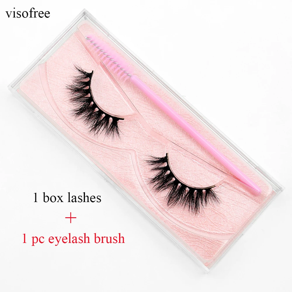 Visofree Mink Eyelashes 1Box with 1pc Eyelash Brush Natural False Eyelashes Long Makeup 3D Mink Lashes Eyelash Extension Cilios 
Visofree Mink Eyelashes 1Box with 1pc Eyelash Brush Natural False Eyelashes Long Makeup 3D Mink Lashes Eyelash Extension Cilios