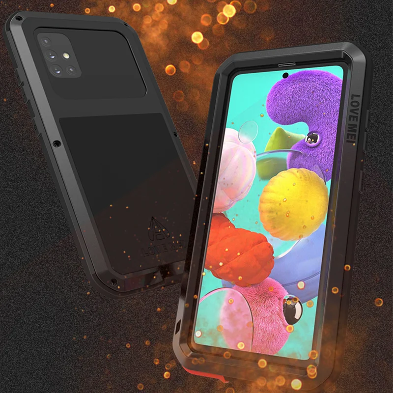 Чехол для телефона Samsung Galaxy A51 роскошный противоударный алюминиевый чехол S20 20 Ultra
