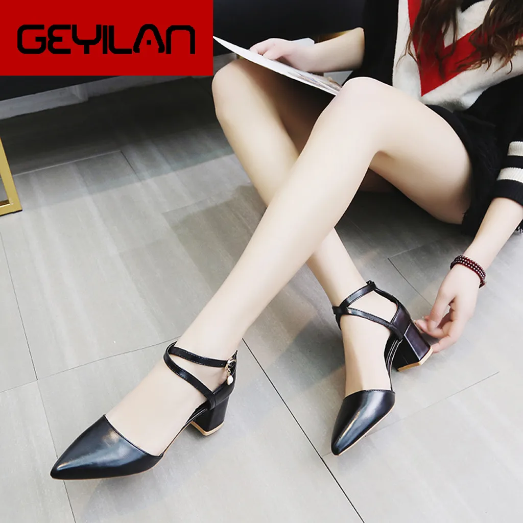 Women's shoes solid color Pointed Belt Buckle sandals high Heeled Sandals High Heel Shoes zapatos de mujer
Women's shoes solid color Pointed Belt Buckle sandals high Heeled Sandals High Heel Shoes zapatos de mujer