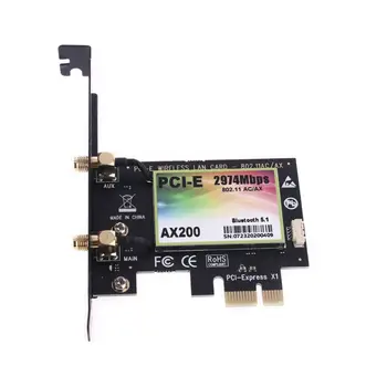 Wireless Dual Band MINI PCI-E to AX200 Express Adapter WiFi Net Card Wifi 6 card X3UB
Wireless Dual Band MINI PCI-E to AX200 Express Adapter WiFi Net Card Wifi 6 card X3UB