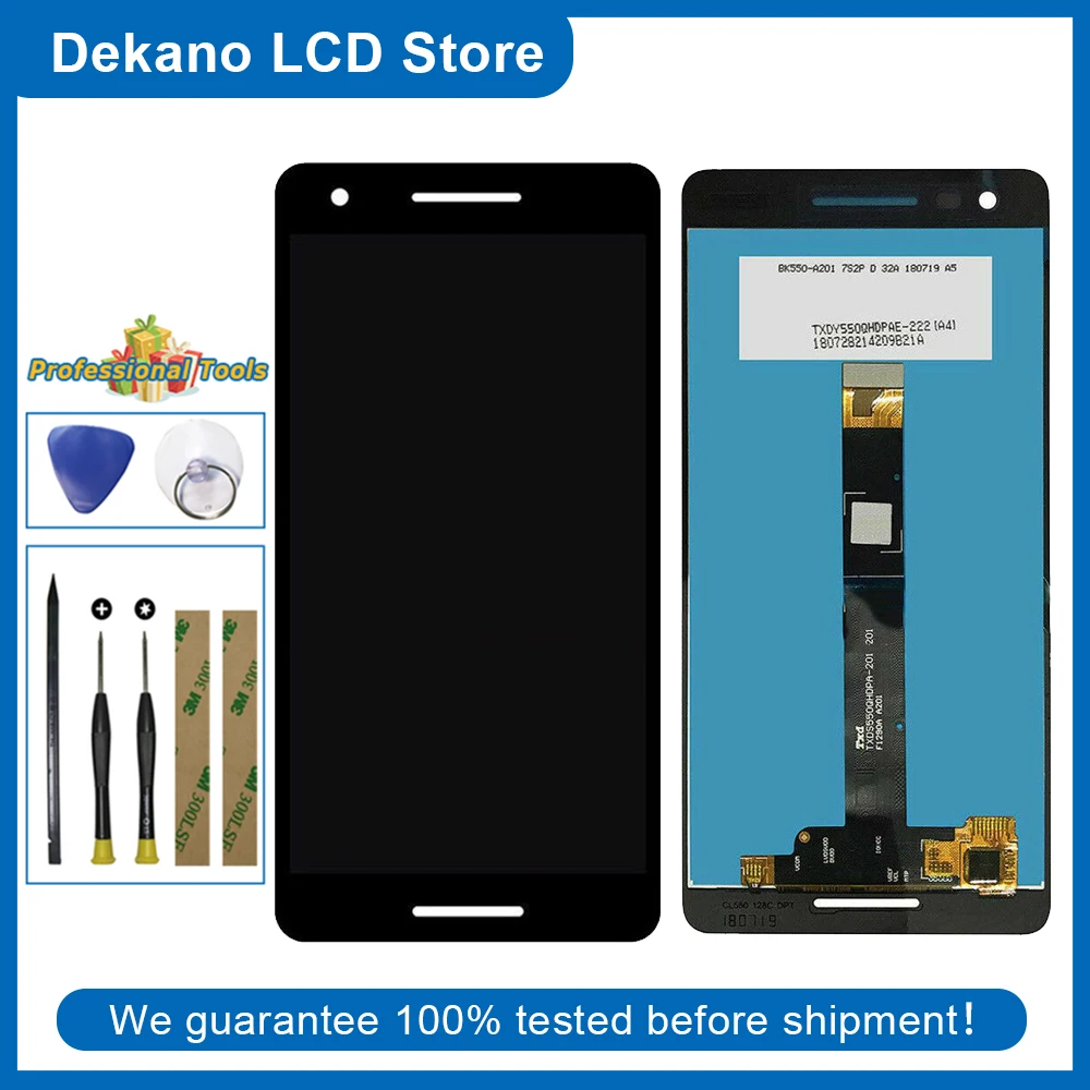 ЖК-дисплей для Nokia 2 1 TA-1080 TA-1084 A-1086 TA-1092 TA-1093 сенсорный экран дигитайзер в сборе +