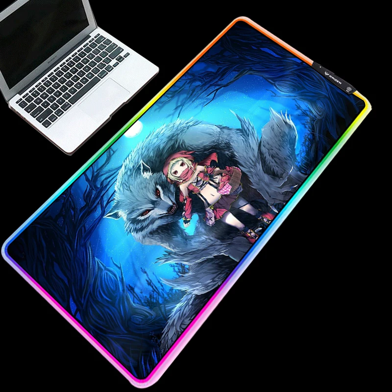 Mairuige Multicolor RGB Gaming Mouse Pad Cold Light LED Color Lock USB Flower Cap and Big Wolf Computer Desk Mat Natural Rubber
Mairuige Multicolor RGB Gaming Mouse Pad Cold Light LED Color Lock USB Flower Cap and Big Wolf Computer Desk Mat Natural Rubber