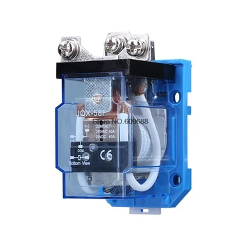 JQX-58F/1Z 60A High Power Electromagnetic Relay DC12 24 AC220V Big Current Sliver Contact
JQX-58F/1Z 60A High Power Electromagnetic Relay DC12 24 AC220V Big Current Sliver Contact