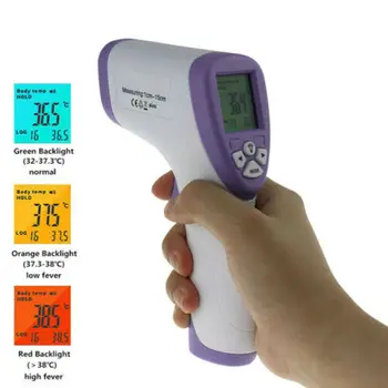 Digital Infrared Forehead Body Thermometer Gun Non-contact Temperature Measuring
Digital Infrared Forehead Body Thermometer Gun Non-contact Temperature Measuring