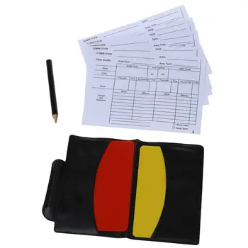 Box for football match referee red and yellow cards
Box for football match referee red and yellow cards