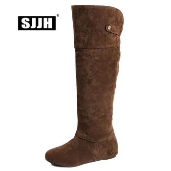 SJJH Women Height Increasing Long Boots with Round Toe Knight Short Plush Knee-High Boots Fashion Casual Shoes D770
SJJH Women Height Increasing Long Boots with Round Toe Knight Short Plush Knee-High Boots Fashion Casual Shoes D770