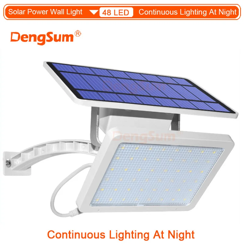 Solar Power Lamp 48 leds Always light Solar Street Light Outdoor LED Keeping Lighting Garden Patio solar energy Wall Yard light
Solar Power Lamp 48 leds Always light Solar Street Light Outdoor LED Keeping Lighting Garden Patio solar energy Wall Yard light