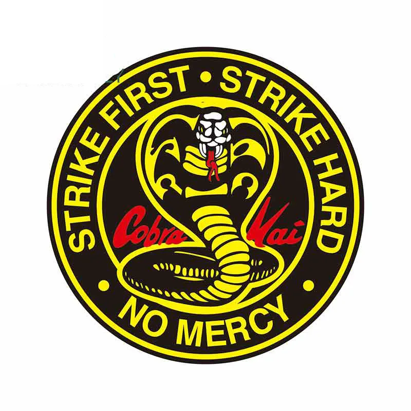 Cobra Kai Circle Logo Big Cobra Fine Decal Waterproof Suitable for VAN RV Vinyl Car Sticker DecorationCar Accessories KK13*13cm
Cobra Kai Circle Logo Big Cobra Fine Decal Waterproof Suitable for VAN RV Vinyl Car Sticker DecorationCar Accessories KK13*13cm