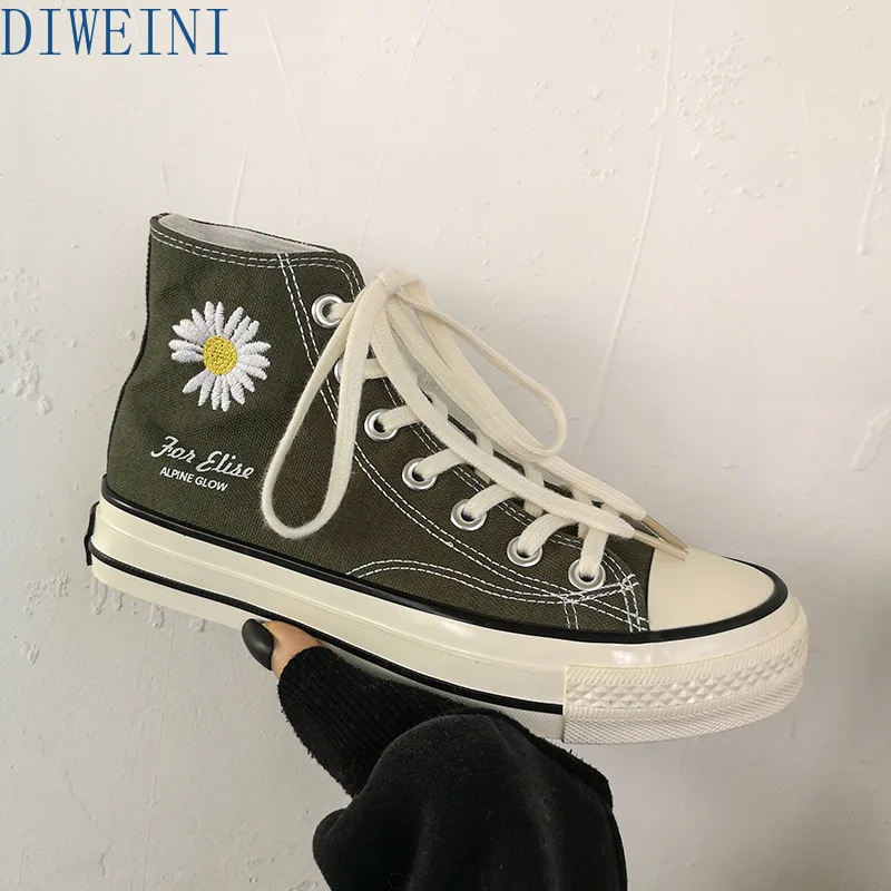 2020 New Spring Echinacea Classic Women Canvas Shoes High Top Flats Women Vulcanized Shoes Factory Outlet Female Casual Shoes
2020 New Spring Echinacea Classic Women Canvas Shoes High Top Flats Women Vulcanized Shoes Factory Outlet Female Casual Shoes