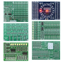 DIY Kit SMT SMD Component Welding Practice Board RGB LED Flashing Controller Resitor Diode Transistor Electronics Learning
DIY Kit SMT SMD Component Welding Practice Board RGB LED Flashing Controller Resitor Diode Transistor Electronics Learning