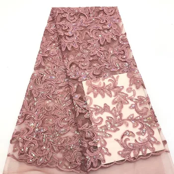 High-end atmospheric European pattern sequin embroidery French tulle lace African lace Nigerian style lace fabric skirt dress
High-end atmospheric European pattern sequin embroidery French tulle lace African lace Nigerian style lace fabric skirt dress
