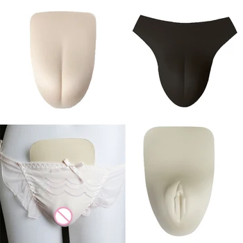 

Fake Vagina Hide JJ Panties Gaff Padded Panty False Pussy Insert Camel Toe Underwear for Shemale Male Drag Queen Crossdresser