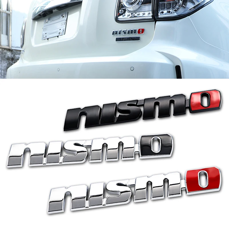 Металлические 3D наклейки NISMO 1 шт. Эмблема багажника автомобиля для Nissan Qashqai Tiida Teana