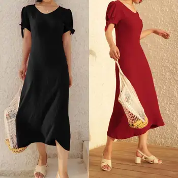 Celmia Women Vintage Cotton Sundress Plus Size Summer Short Sleeve Midi Shirt Dress Beach Linen Bow Sundress Casual Vestidos 5XL
Celmia Women Vintage Cotton Sundress Plus Size Summer Short Sleeve Midi Shirt Dress Beach Linen Bow Sundress Casual Vestidos 5XL