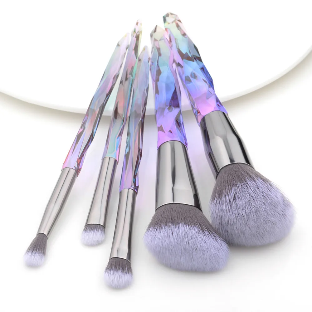 New 5Pcs Crystal Style Makeup Brushes Set Powder Foundation Eye Blush Brush Cosmetic Professional Makeup Brush Kit Tools
New 5Pcs Crystal Style Makeup Brushes Set Powder Foundation Eye Blush Brush Cosmetic Professional Makeup Brush Kit Tools