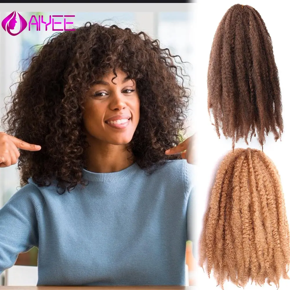 AIYEE18 Crochet Braids Braiding Hair Ombre Afro Natural For Braids Extensions Soft Synthetic Crochet Braids Hair
AIYEE18 Crochet Braids Braiding Hair Ombre Afro Natural For Braids Extensions Soft Synthetic Crochet Braids Hair