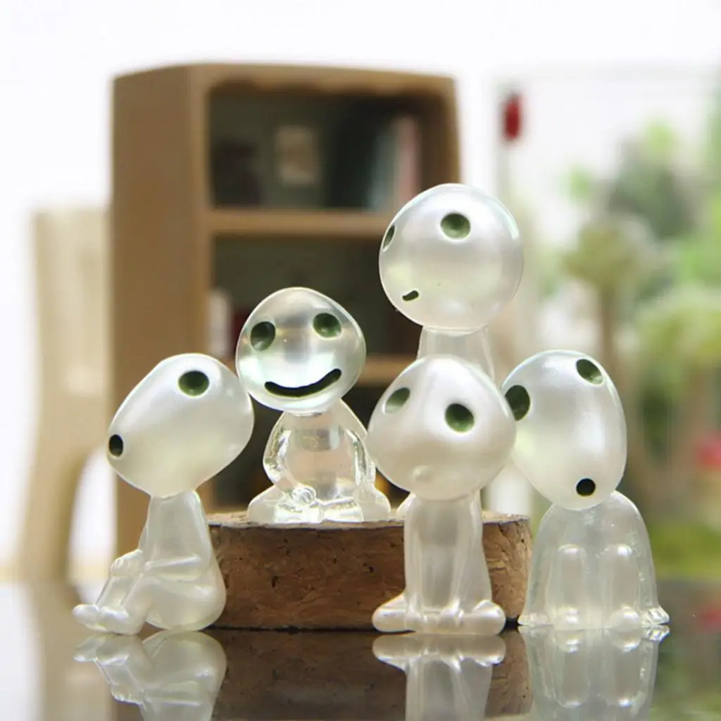 Novelty Pack of 5 Mini Resin Luminous Tree Elves Doll Cute Elf Statue Children Toys House Decorative Accessory Novelty Pack of 5 Mini Resin Luminous Tree Elves Doll Cute Elf Statue Children Toys House Decorative Accessory