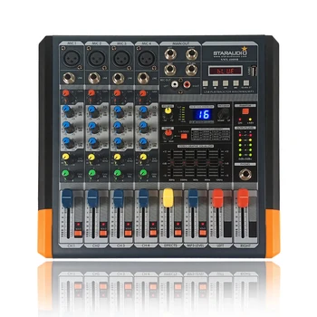 STARAUDIO 4CH 2000W Stage Bluetooth MP3 16 Effects USB Mixing Console Amplifier Audio Powered Mixer DJ Bar Party Mixer SMX-4000B
STARAUDIO 4CH 2000W Stage Bluetooth MP3 16 Effects USB Mixing Console Amplifier Audio Powered Mixer DJ Bar Party Mixer SMX-4000B
