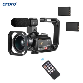 ORDRO 4K WiFi Digital Video Camera Camcorder Recorder DV 24MP IPS Touchscreen Face Detection Anti-shake with 2pcs Batteries
ORDRO 4K WiFi Digital Video Camera Camcorder Recorder DV 24MP IPS Touchscreen Face Detection Anti-shake with 2pcs Batteries