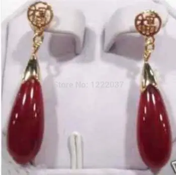 Free Shipping Natural red jade earrings
Free Shipping Natural red jade earrings