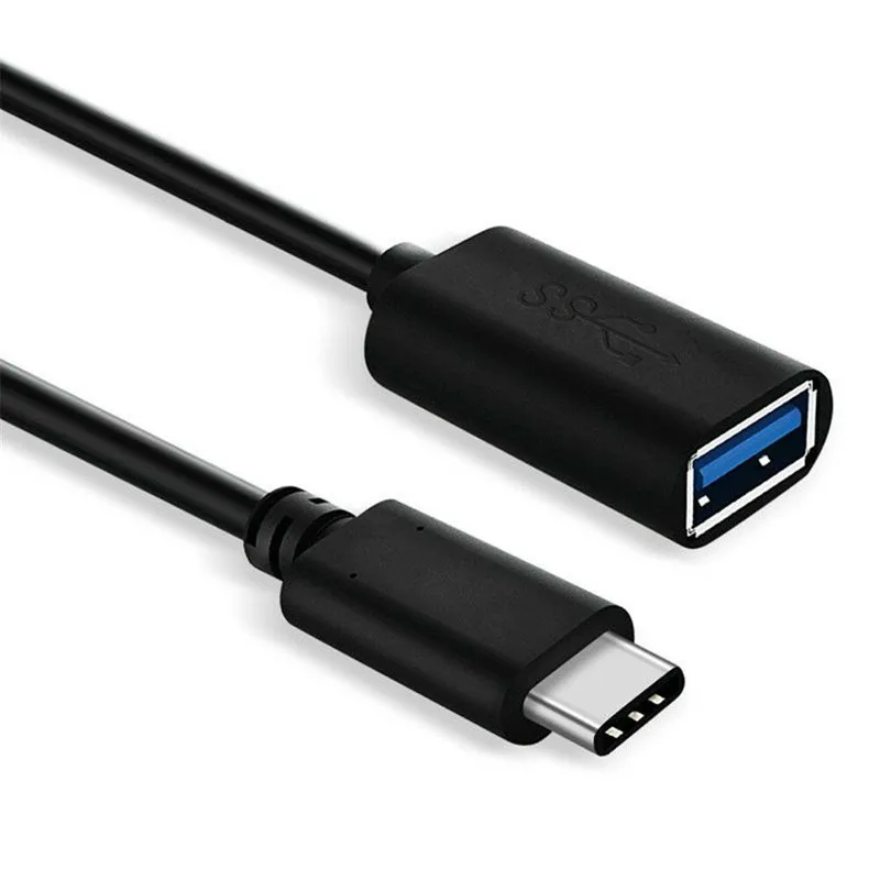 Type-c OTG Cable USB 3.1 Female To Type C Male Adapter for Samsung/Vivo/Oppo/ Huawei/Xiaomi/Sync Oneplus 7pro Data Cord-Black
Type-c OTG Cable USB 3.1 Female To Type C Male Adapter for Samsung/Vivo/Oppo/ Huawei/Xiaomi/Sync Oneplus 7pro Data Cord-Black