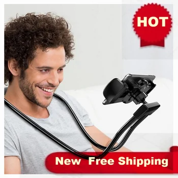 360 Degree Lazy Necklace Bracket Flexible Mobile Phone Holder Hanging Neck Bed Phones Holder Stand Table Clip Holder Arm
360 Degree Lazy Necklace Bracket Flexible Mobile Phone Holder Hanging Neck Bed Phones Holder Stand Table Clip Holder Arm