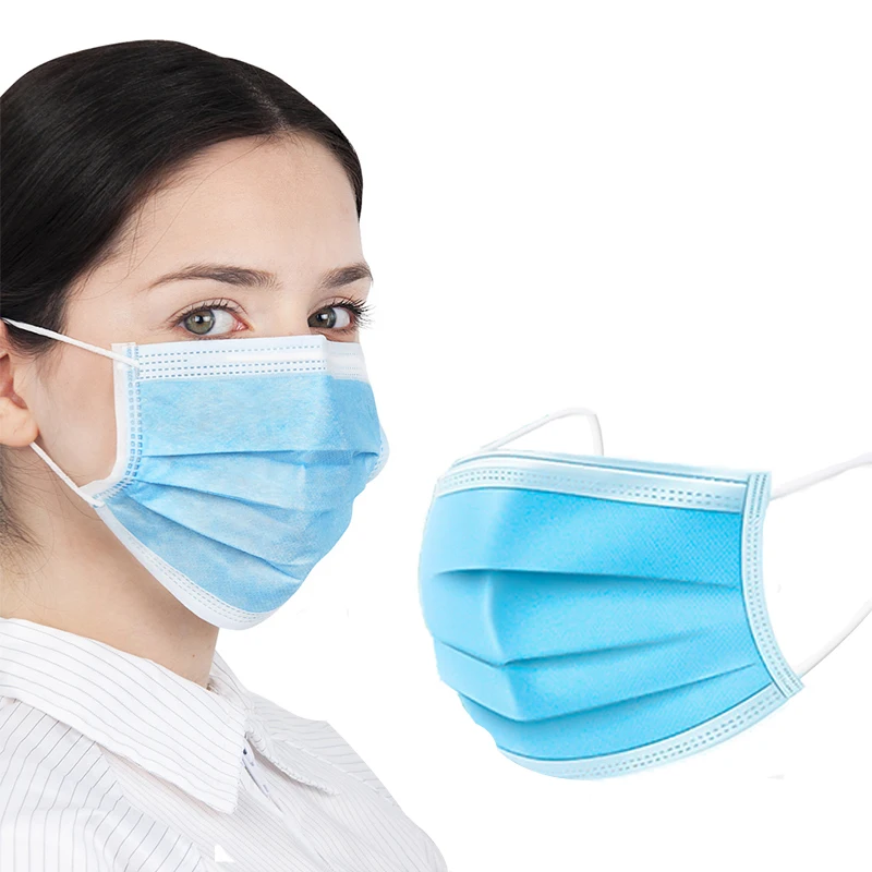 Hot Sale 50 pcs Solid Color Face Mouth Masks Non Woven Disposable Anti-Dust Surgical Medical Earloops Masks
Hot Sale 50 pcs Solid Color Face Mouth Masks Non Woven Disposable Anti-Dust Surgical Medical Earloops Masks