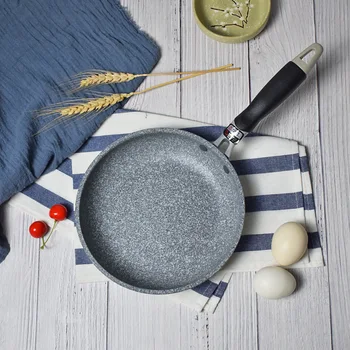 Kitchen Pot Thickening Stone Non-stick Frying Pan 20-28 CM Multi-purpose Pancake Steak Pan Japanese Style Use for Gas Induction 
Kitchen Pot Thickening Stone Non-stick Frying Pan 20-28 CM Multi-purpose Pancake Steak Pan Japanese Style Use for Gas Induction