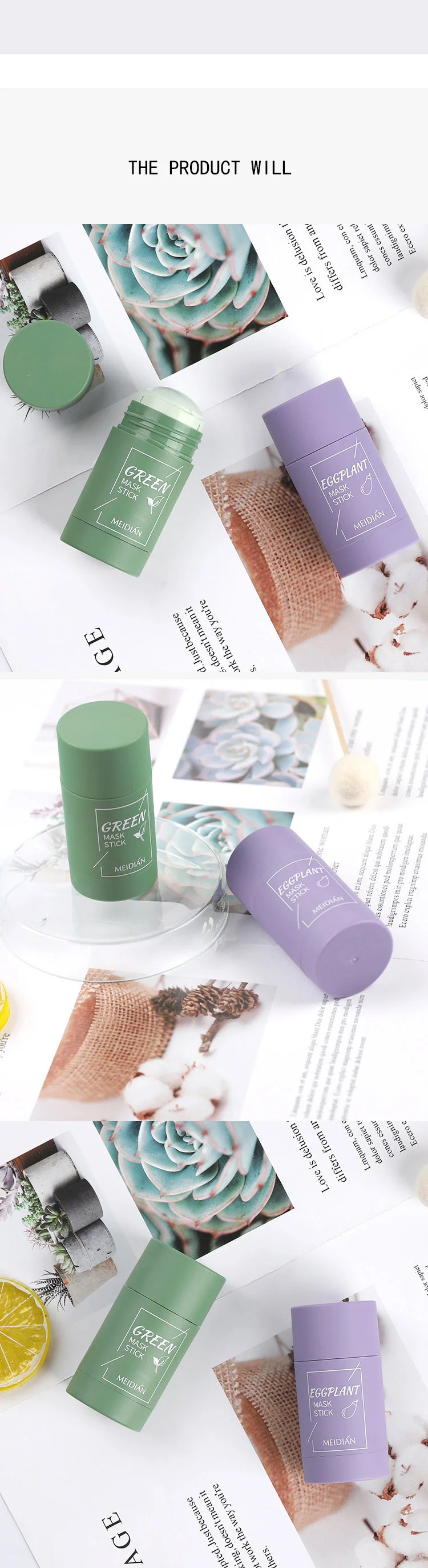 Green Tea Cleansing Solid Mask Eggplant Acne Cleansing Beauty Skin Green Tea Moisturizing Hydrating Whitening Care Face 18 H2bb6b9a65198463194dc8ce93c0a58b1z