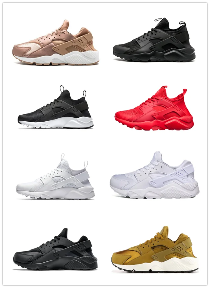 

2019 Huarache 4.0 1.0 Classical Triple White Black red Running Shoes for mens womens Huaraches sports Sneaker trainers