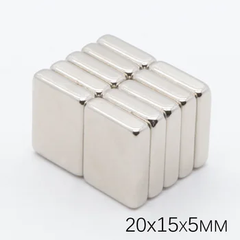 10pcs 20x15x5 mm N35 Strong Square NdFeB Rare Earth Magnet 20*15*5mm Neodymium Magnet 20mm x 15mm x 5mm
10pcs 20x15x5 mm N35 Strong Square NdFeB Rare Earth Magnet 20*15*5mm Neodymium Magnet 20mm x 15mm x 5mm