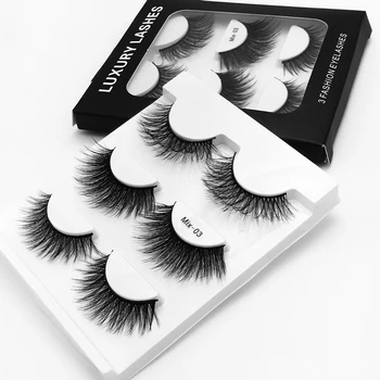New Product 3 Pairs of Mixed False Eyelashes Handmade 3D Three-dimensional Pair of Natural Thick Nude Makeup Eyelashes
New Product 3 Pairs of Mixed False Eyelashes Handmade 3D Three-dimensional Pair of Natural Thick Nude Makeup Eyelashes