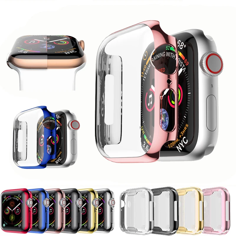 Screen Protector Cover For Apple Watch band 4 (iwatch 5) 44mm 40mm applewatch 3 2 1 42mm 38mm waterproof bumper Accessories
Screen Protector Cover For Apple Watch band 4 (iwatch 5) 44mm 40mm applewatch 3 2 1 42mm 38mm waterproof bumper Accessories