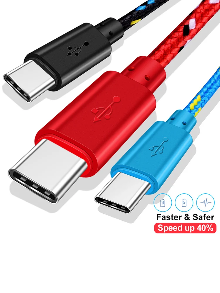 Кабель USB Type C для быстрой зарядки и передачи данных 3 м 2 1 0 5 Samsung S10 S9 Note 9 oneplus 7 xiaomi mi9